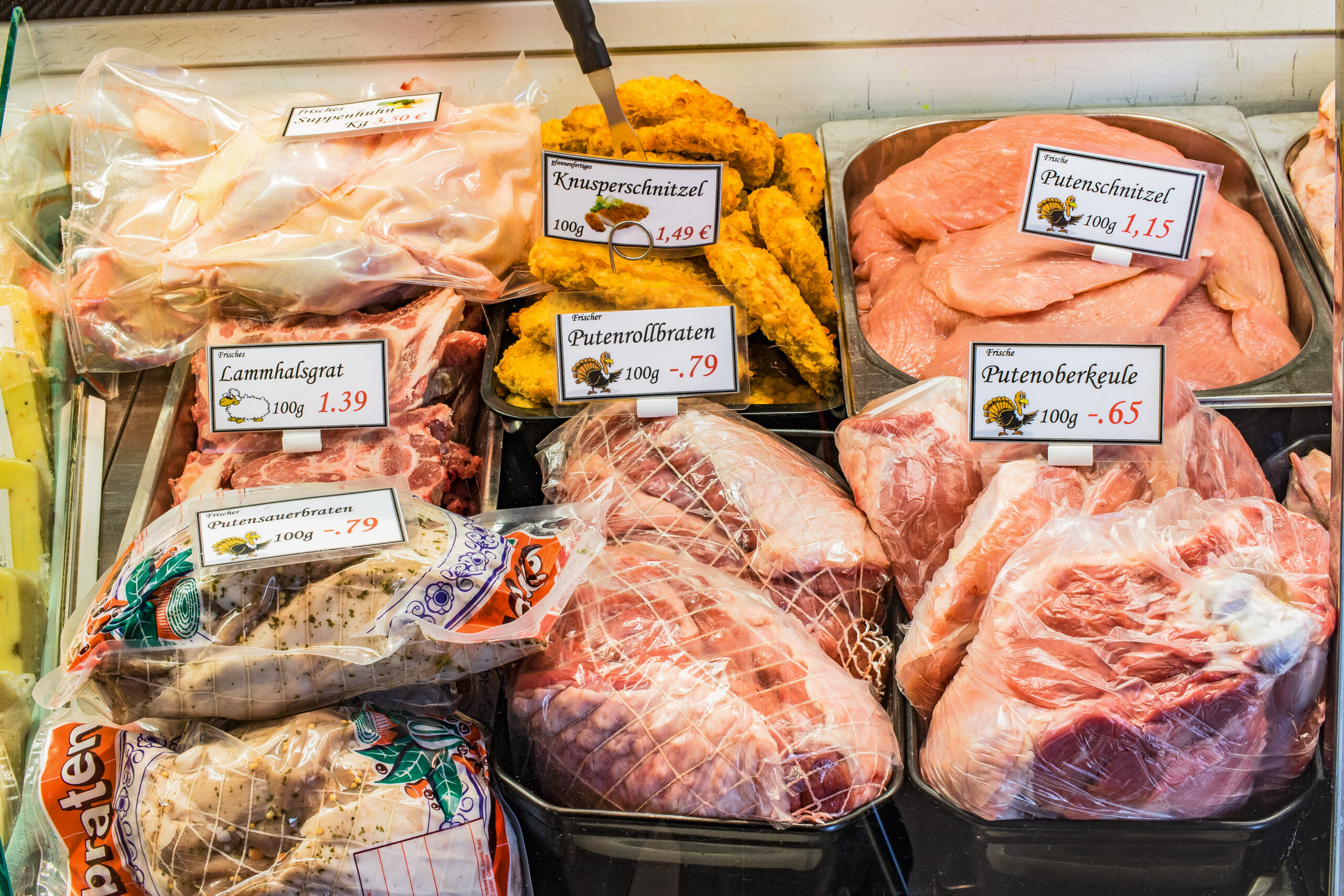 Isener Bauernmarkt Angebotsübersicht Fleisch Geflügel